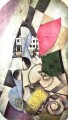 Paisaje cubista contemporáneo Marc Chagall